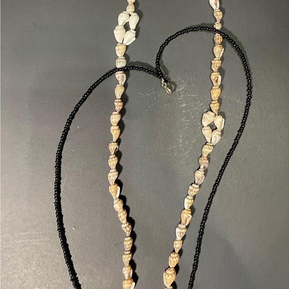 Vintage necklaces lot 2!multi strain beaded statement necklaces & 2 single beads - Picture 6 of 14